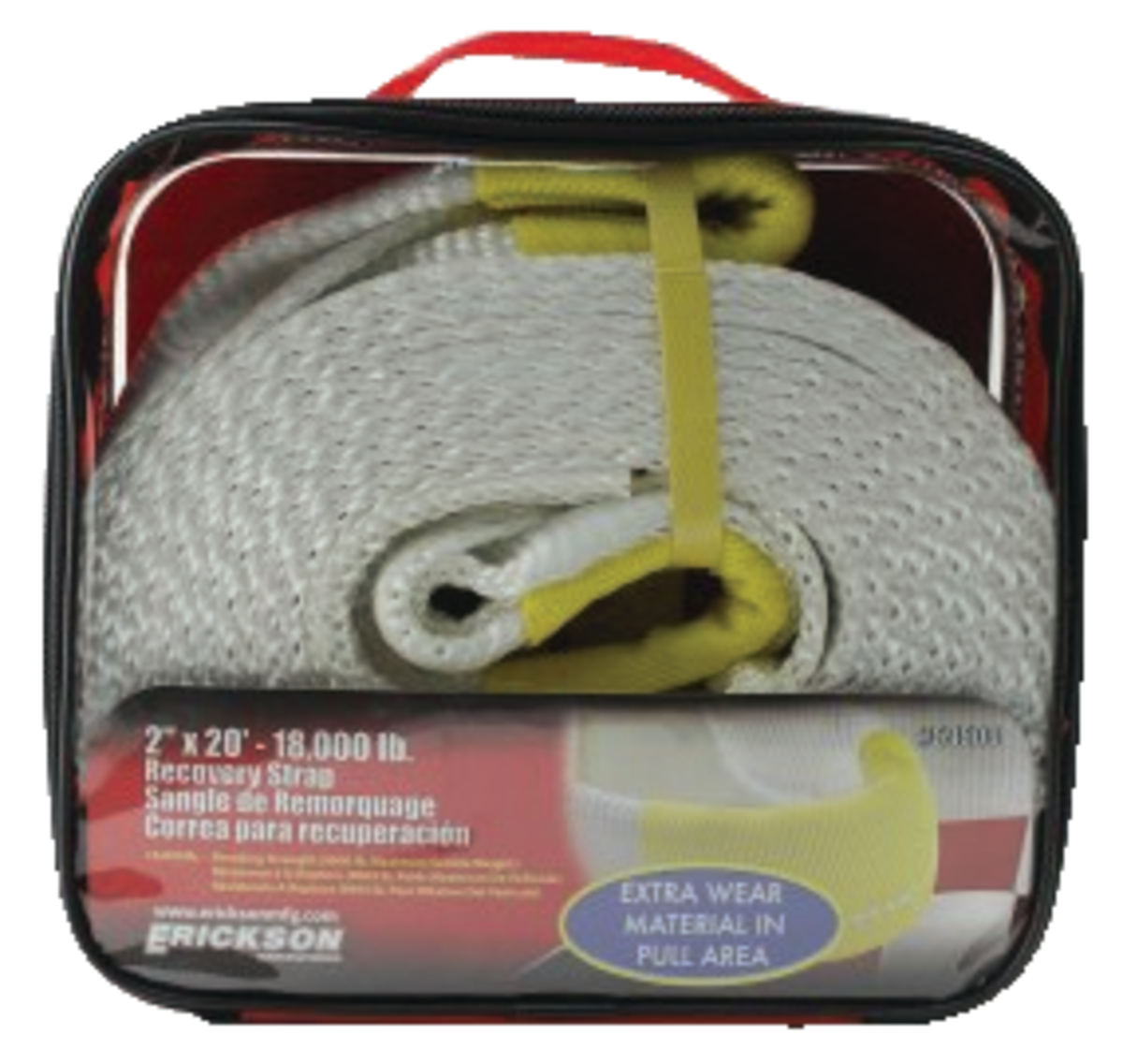 ERICKSON 2 X20' 18 000 LB RECOVERY STRAP BULK W/ 59500