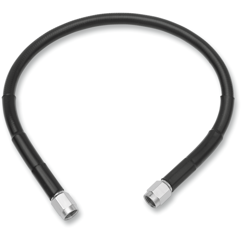 DRAG SPECIALTIES BLACL S/S BRAKE LINE 12" 812-BLK