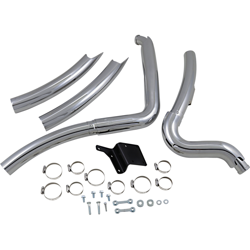 VANCE & HINES 91-05 DYNA BIG RADIUS 2:2 FS CHROME 26007
