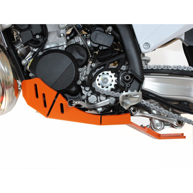 AXP RACING XTR SKIDPLATE 8MM KTM 250-300 SX-XC-TC TX ORANGE AX1649