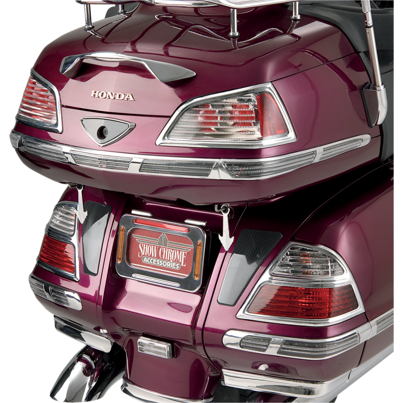SHOW CHROME LED SADDLEBAG LIGHT SET 52-702A