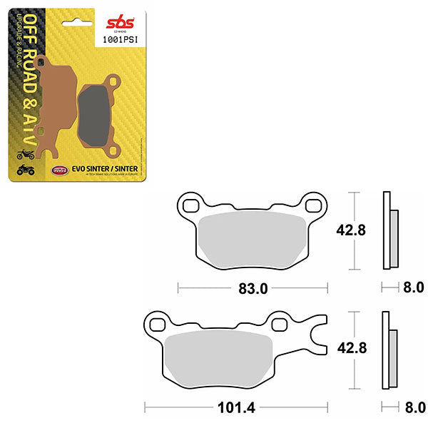 SBS EVO SINTER BRAKE PAD  6451001100