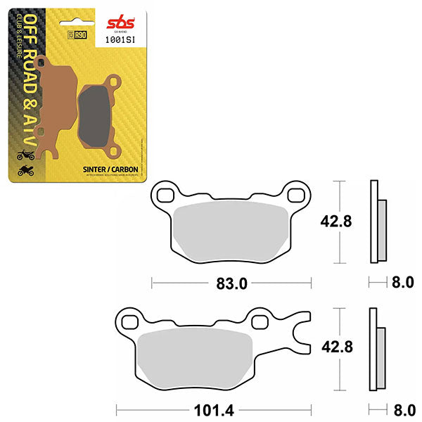 SBS ATV/UTV SINTER BRAKE PAD CAN-AM 6241001100