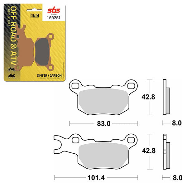 SBS ATV/UTV SINTER BRAKE PAD  6241002100