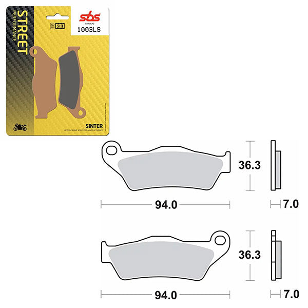 SBS PERFORMANCE LS SINTER BRAKE PAD  6261003100