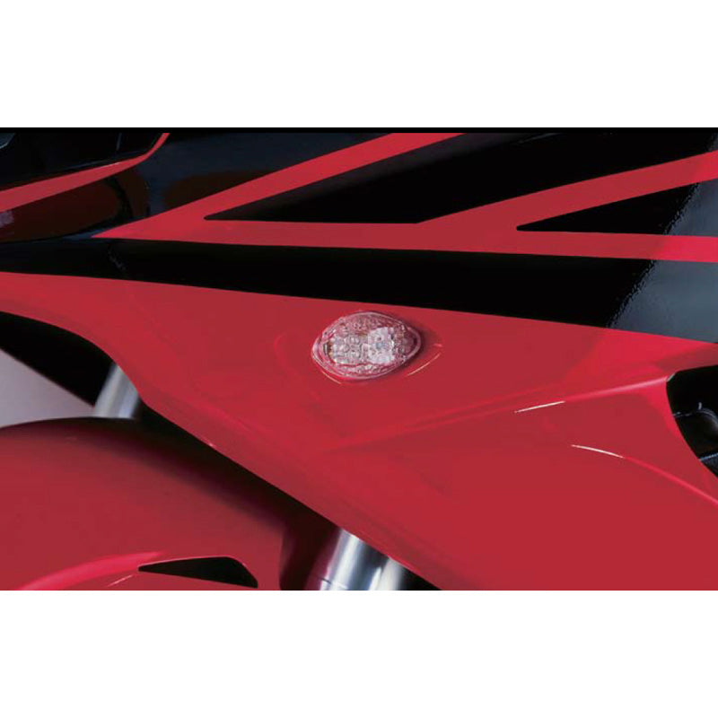 TOXIC FLASHERS 'FLUSH MOUNT' HONDA CLEAR LENS LED 1030001