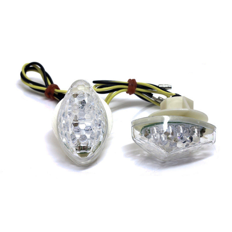 TOXIC FLASHERS 'FLUSH MOUNT' HONDA CLEAR LENS LED 1030001