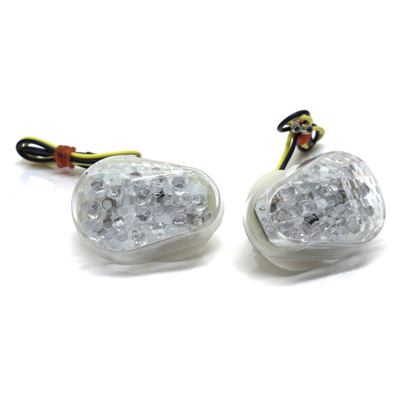 TOXIC FLASHERS 'FLUSH MOUNT' YAMAHA CLEAR LENS LED 1030003