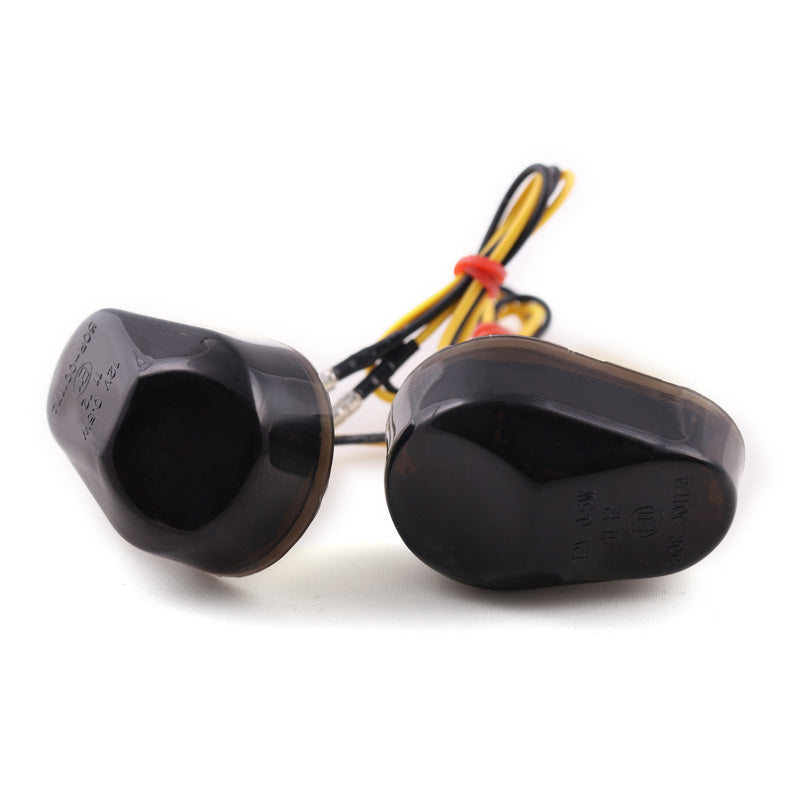 TOXIC FLASHERS 'FLUSH MOUNT' KAWASAKI SMOKED LENS LED 1030006