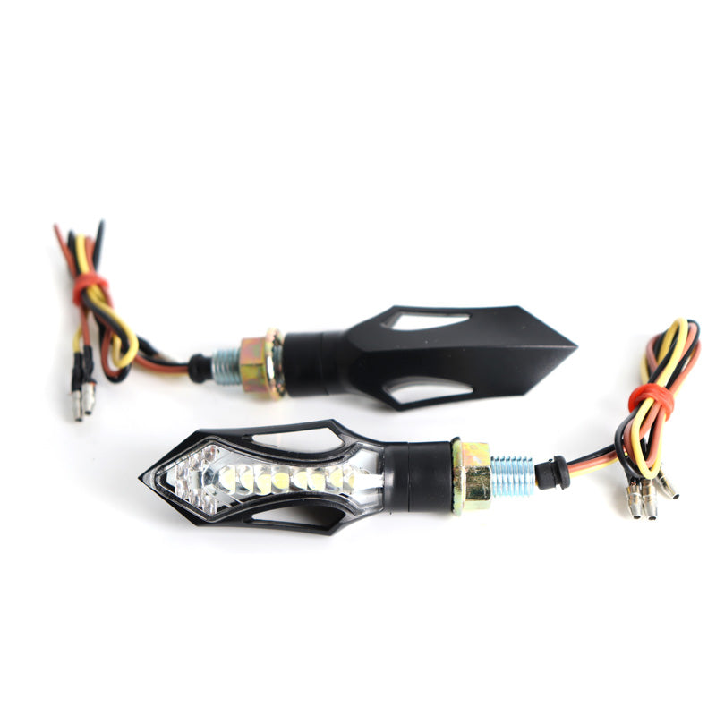 TOXIC FLASHER 'FLOW' BLACK LED 2 WIRES 2PCS 1030016