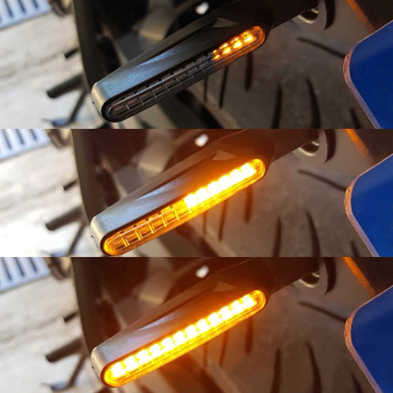 TOXIC FLASHER 'SEQUENCE' BLACK LED 2PCS 1030018