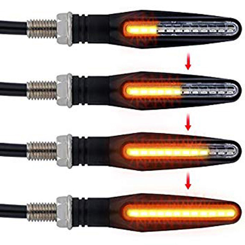 TOXIC FLASHER 'SEQUENCE' BLACK LED 2PCS 1030018