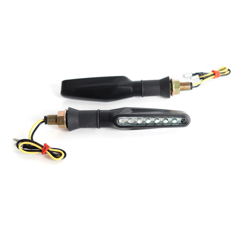TOXIC FLASHER 'SEQUENCE' BLACK LED 2PCS 1030018