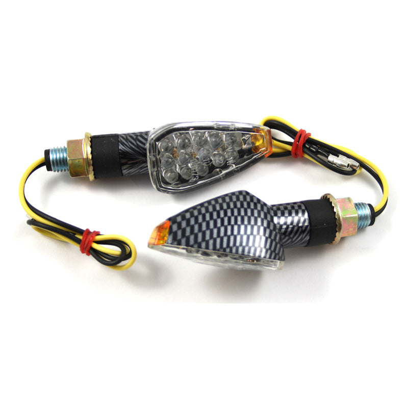 TOXIC FLASHERS 'MARKER' CARBON LOOK / LED 1030021