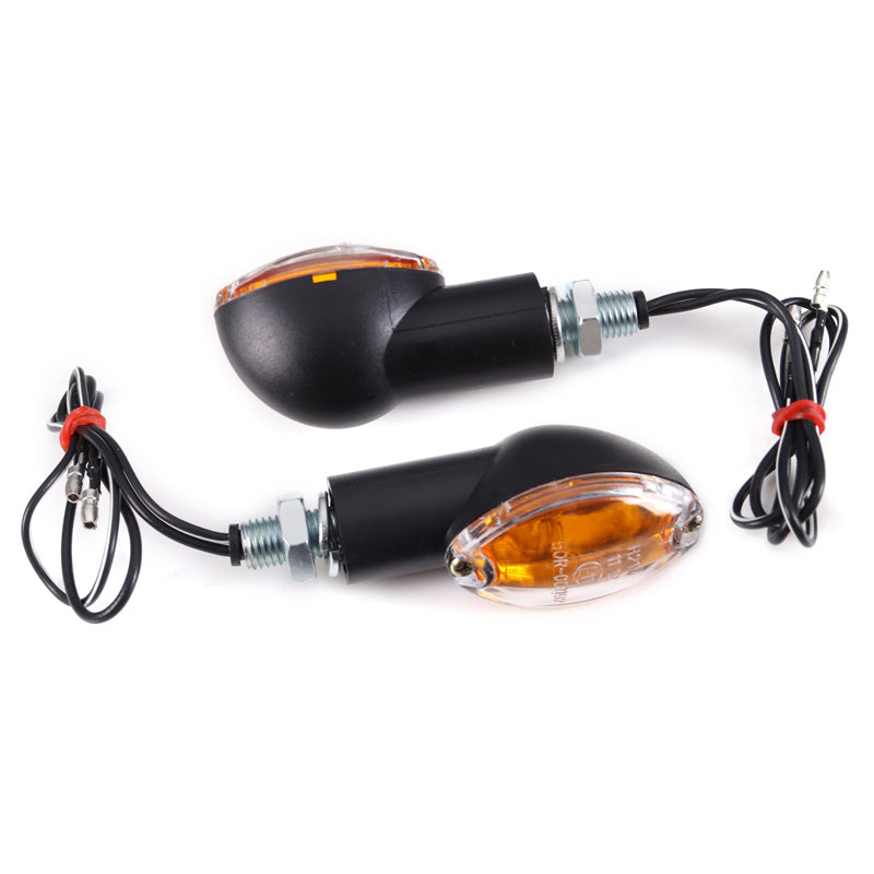 TOXIC FLASHERS 'OVAL' BLACK / CLEAR LENS 1030101