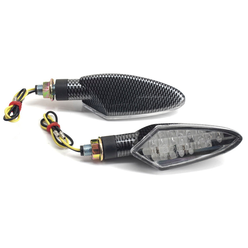 TOXIC FLASHERS 'EUROPA' CARBON LOOK / LED 1030115