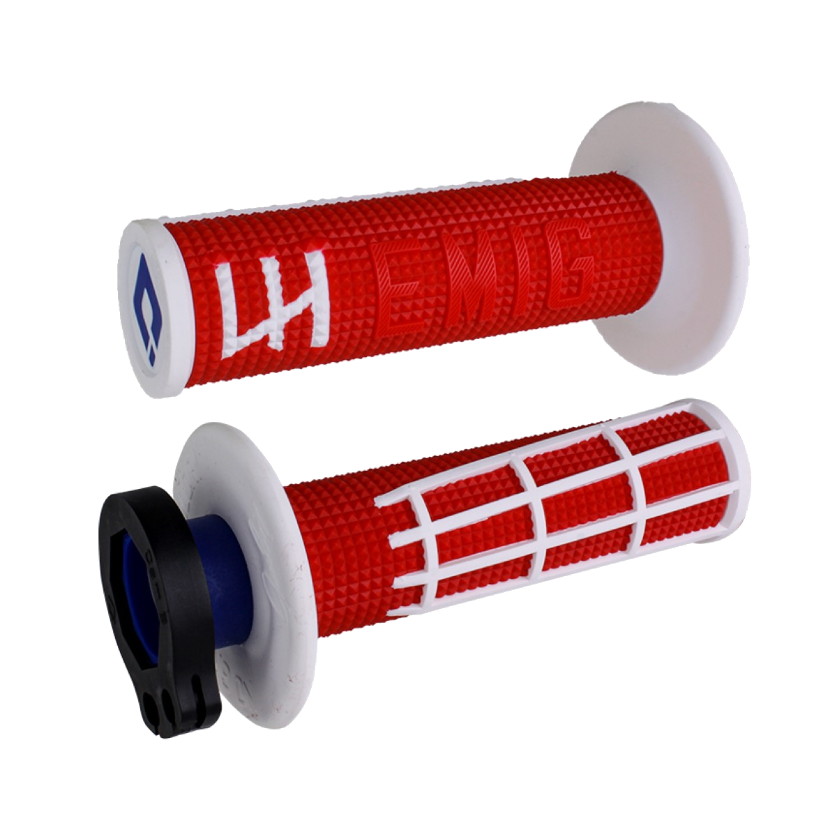 ODI EMIG 2.0 - V2 LOCK GRIP RED/WHI H36E2RW