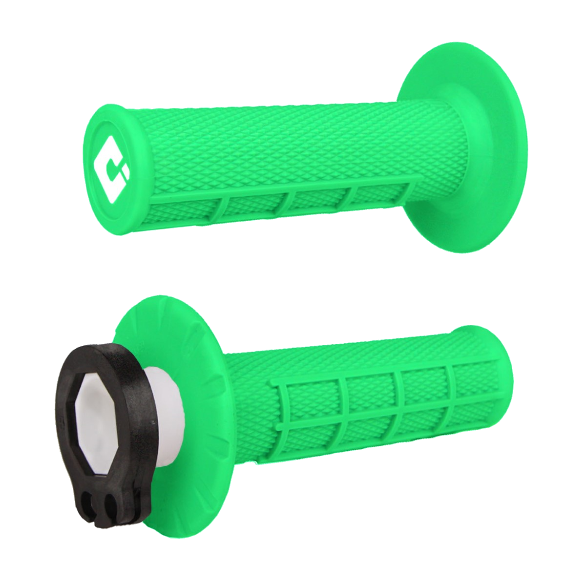 ODI HALF-WAFFLE MX LOCK GRIP FLO-GRN H36HWN
