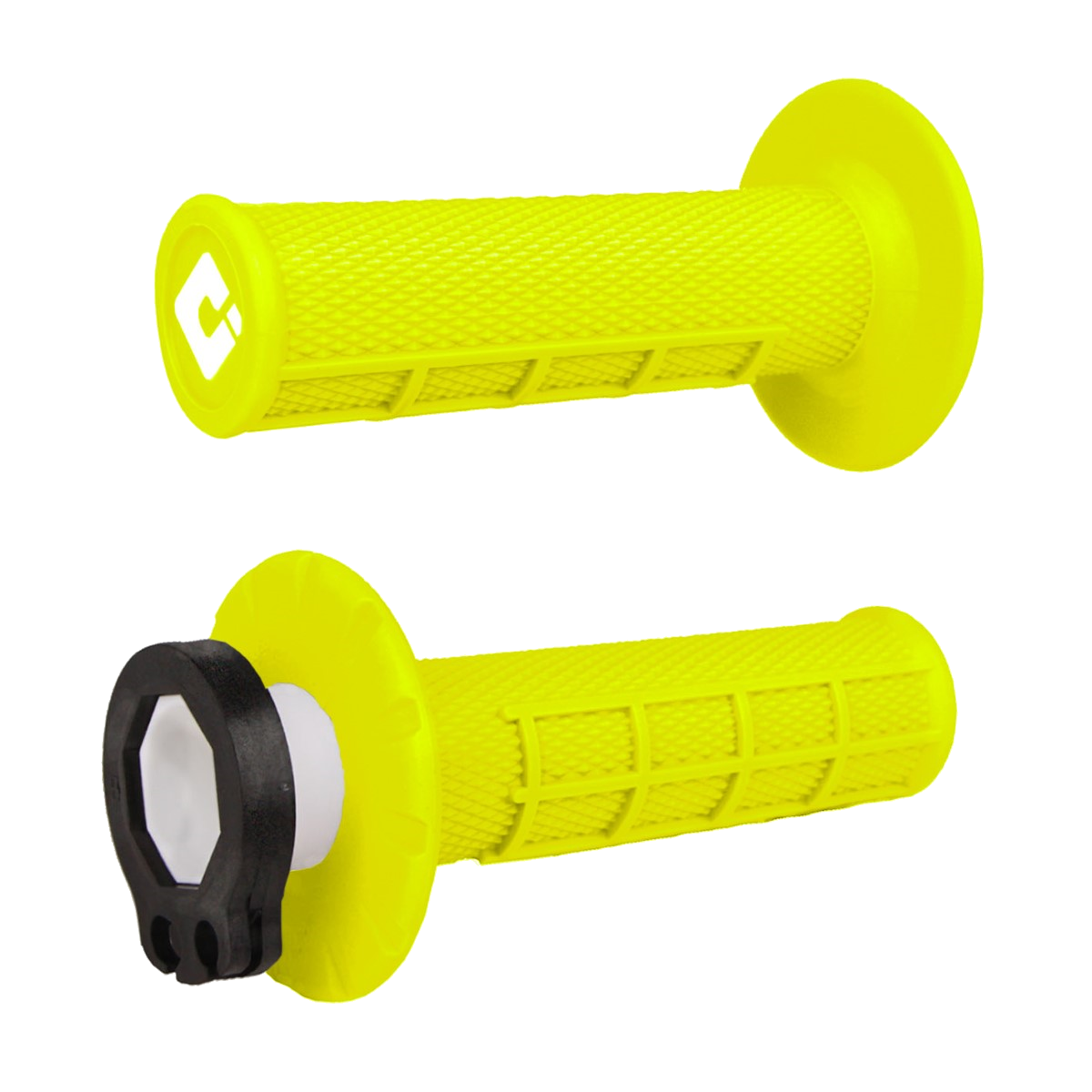 ODI HALF-WAFFLE MX LOCK GRIP FLO-YEL H36HWY