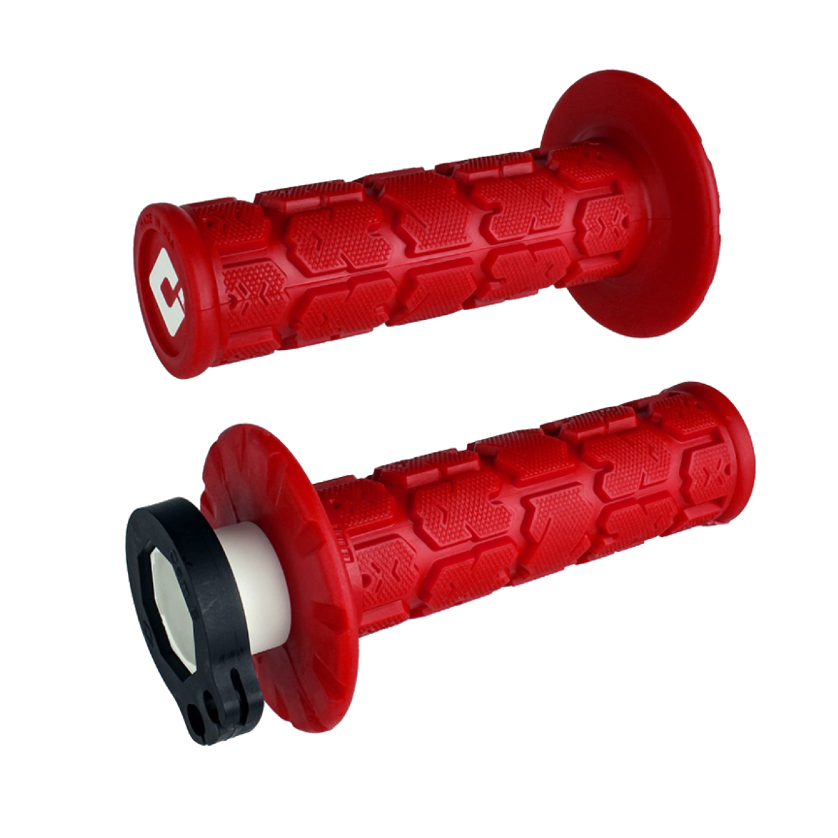 ODI ROGUE MX LOCK GRIP SET DARK RED H36RGDR