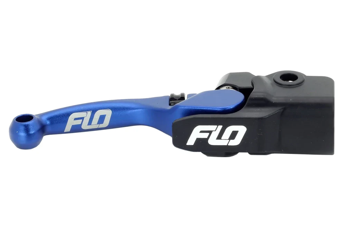 FLO MOTORSPORTS BRAKE LEVER PRO 160 YAM KAW-BLUE BL-714B