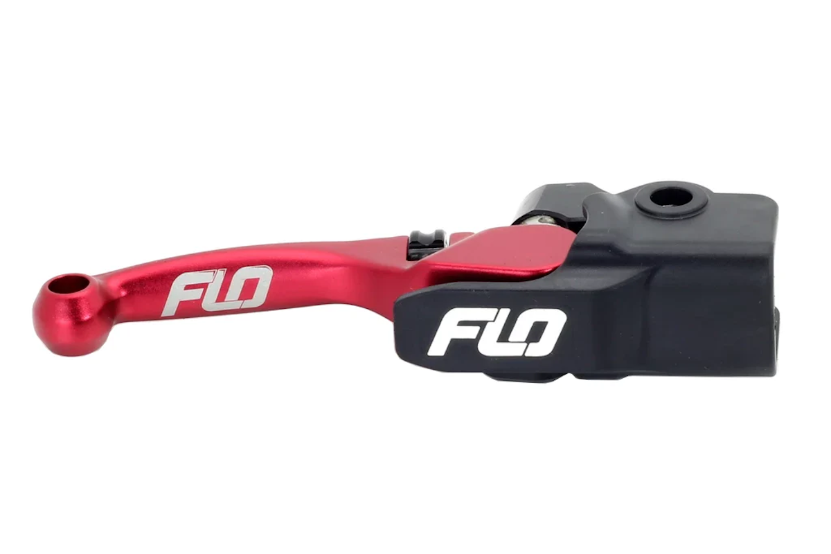 FLO MOTORSPORTS BRAKE LEVER PRO 160 HON YAM KAW-RED BL-711R