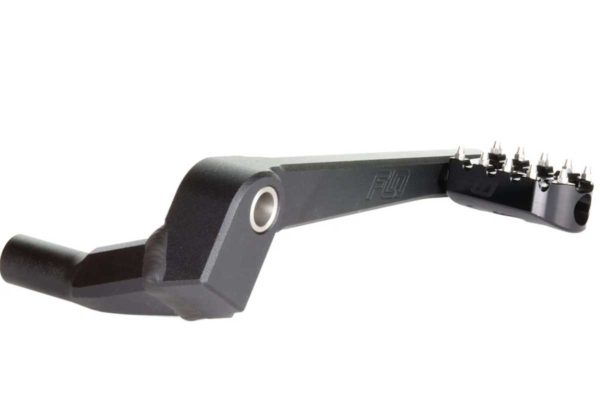 FLO MOTORSPORTS HD BRAKE PEDAL SOFTAIL-2018 UP-BLK HDBP-806