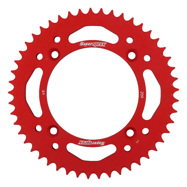 SUPERSPROX SPROCKET ALU 49 RR RD SUPERSPROX RAL-209-49-RED