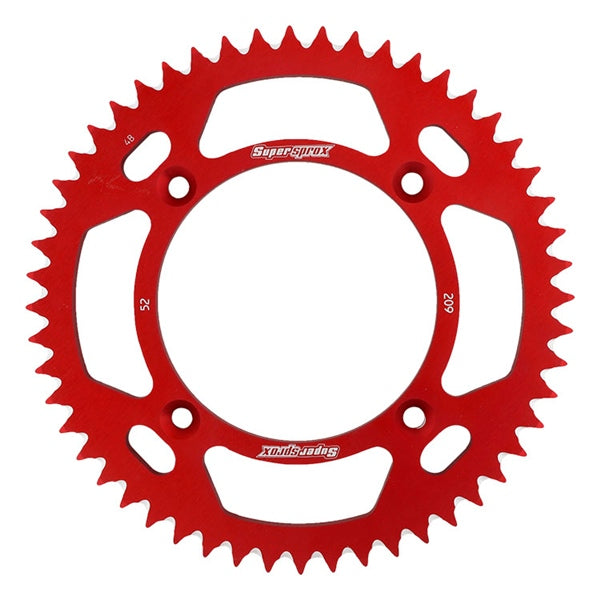 SUPERSPROX SPROCKET ALU 52 RR RD SUPERSPROX RAL-209-52-RED