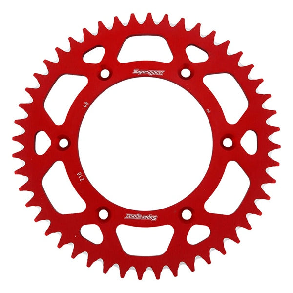 SUPERSPROX SPROCKET ALU 48 RR RD SUPERSPROX RAL-210-48-RED
