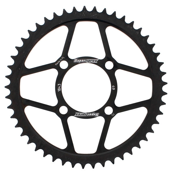 SUPERSPROX SPROCKET STEEL 49 RR BK SUPERSPROX RFE-1843-49-BLK