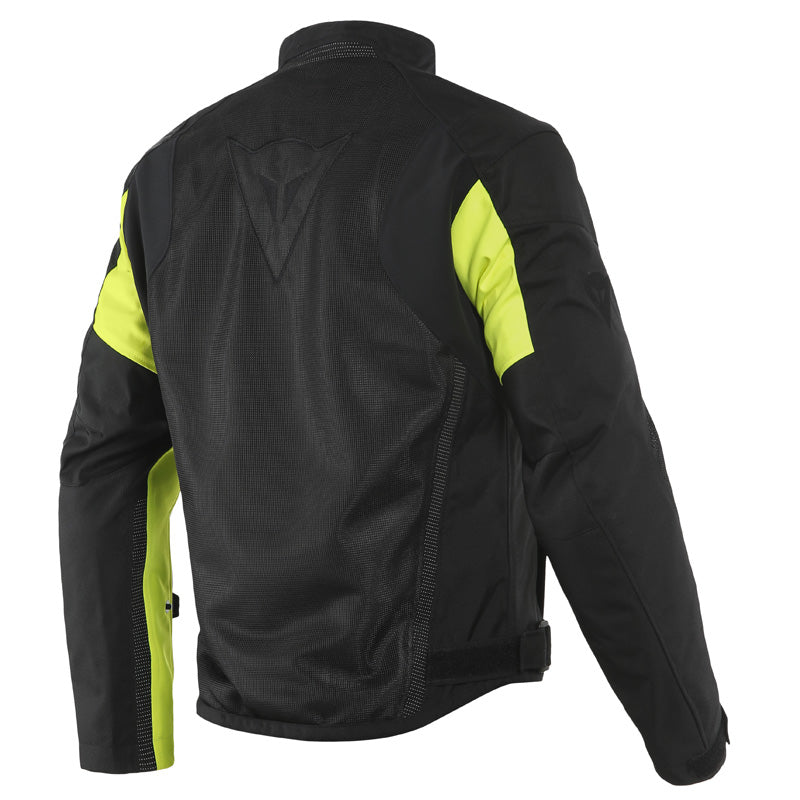 DAINESE SAURIS 2 D-DRY JACKET BLACK/BLACK/FLUO-YELLOW 1654624-N49-56