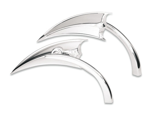 ARLEN NESS SCOOP TRIANGLE MIRROR CHROME LEFT (EA) 13-060