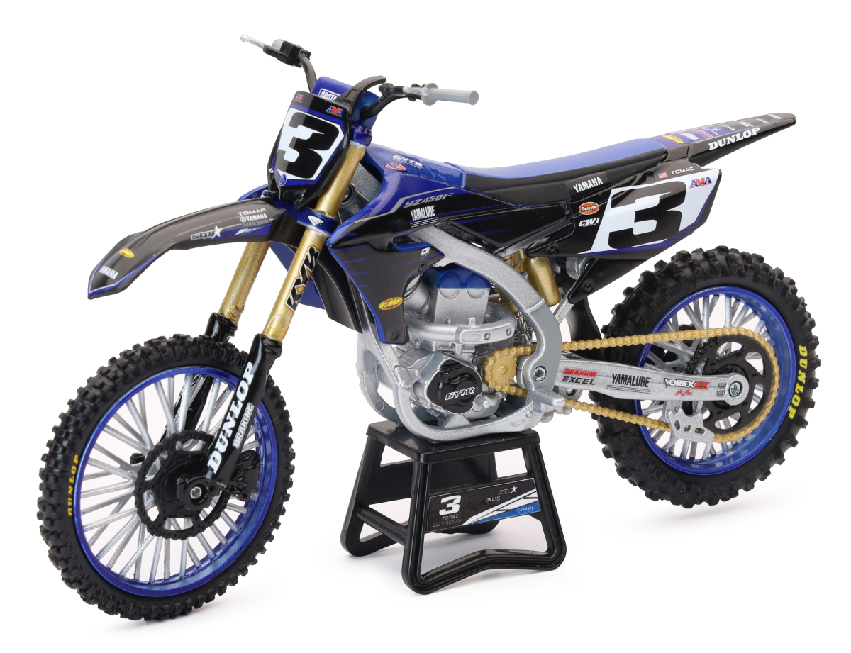 NEW RAY TOYS YAM FACTORY TEAM YZ450F (ELI TOMAC) 3 58323