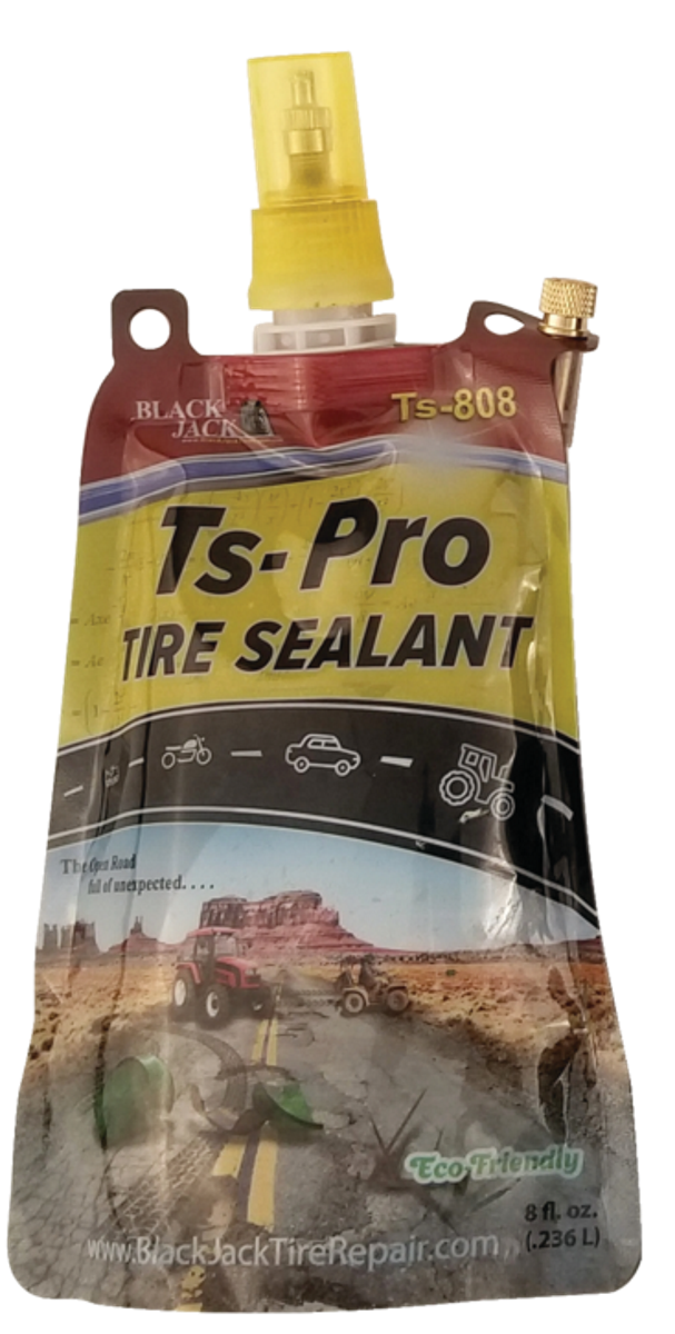 BLACK JACK TIRE REPAIR 8OZ TIRE SEALANT SQUEEZE POUCH TS-808