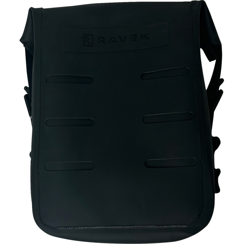 RAVEK POUCH BAG MOLLE WATERPROOF ZIPPERLESS RAVEK BLACK H59-105BK