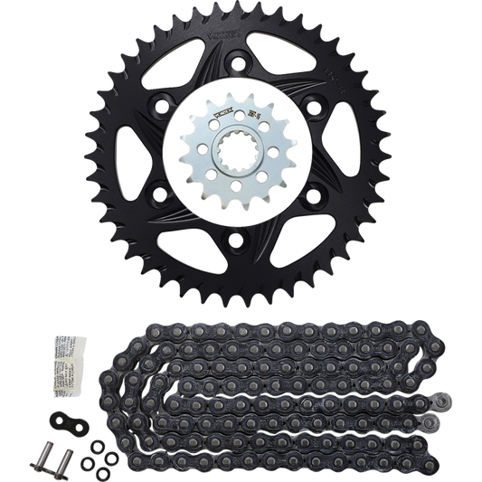 VORTEX CHAIN KIT FZ-10 BLACK CK6471