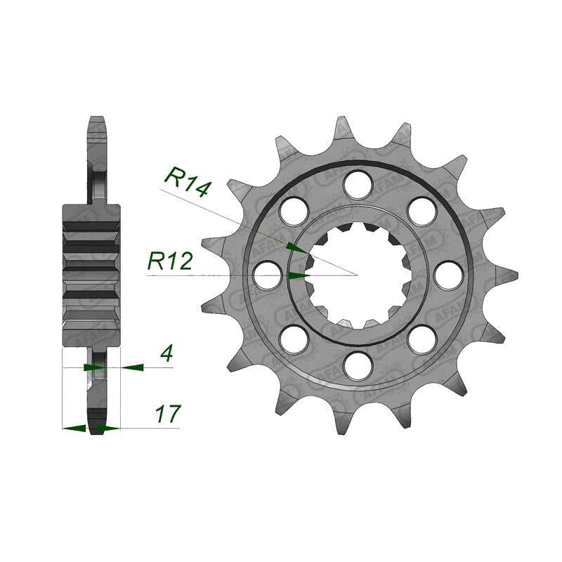 AFAM AFAM 15T H/STEEL CBR600F 91-96 520P 20511-15T. 20511-15