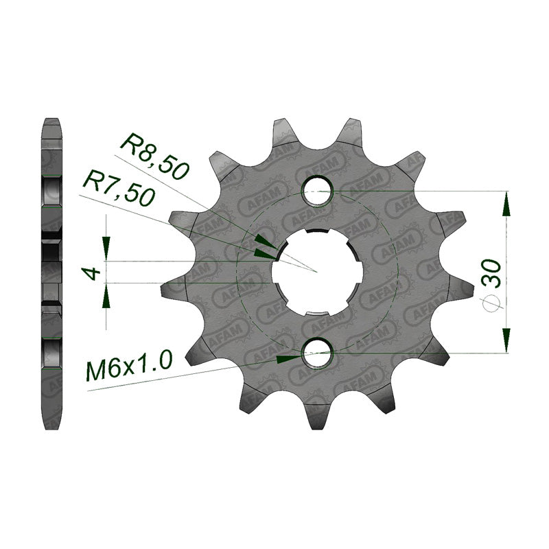 AFAM FRONT SPROCKET HON GROM 125 (2015) 20101-13 20101-13