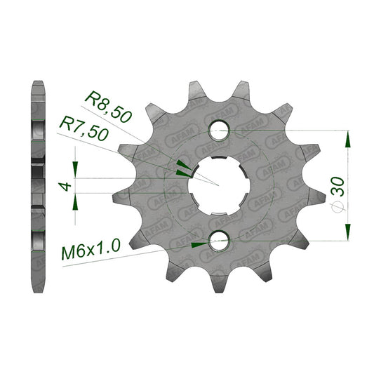 AFAM FRONT SPROCKET HON GROM 125 (2015) 20101-14 20101-14
