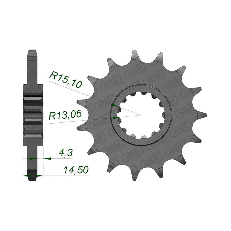AFAM FRONT SPROCKET HON CB1000RA (2018) 20611-15 20611-15