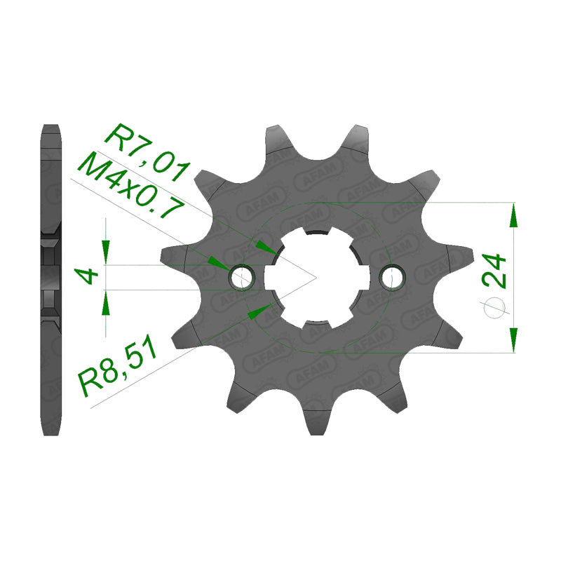 AFAM AFAM 11T DERBI GPR 420 (49102). 49102-11