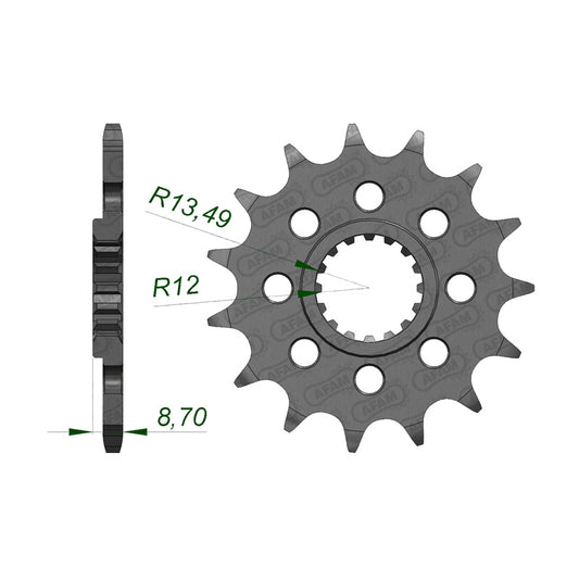 AFAM SPR 16T 520P GSXR1000 2009 (22902-16) 22902-16