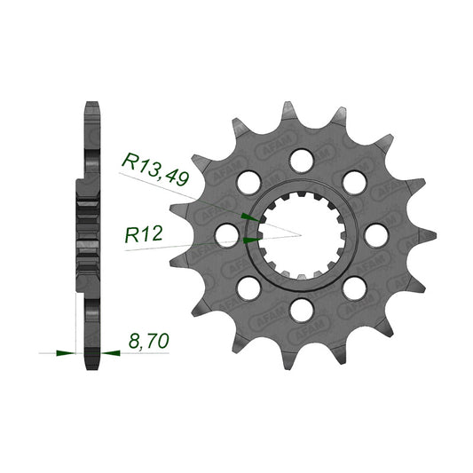 AFAM SPR 17T 520P GSXR1000 2009 (22902-17) 22902-17