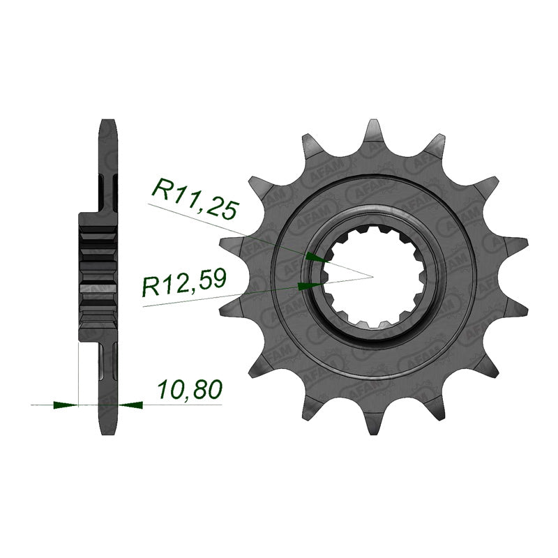 AFAM FR. SPROCKET APRILIA RXV/SXV 16T (37400-16). 37400-16