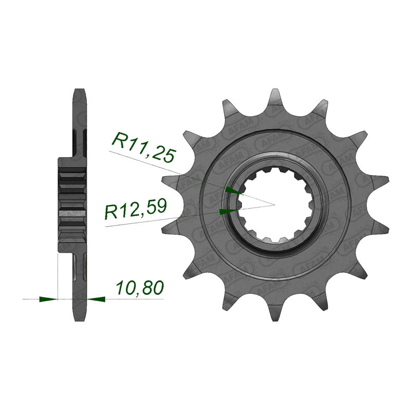 AFAM FR. SPROCKET APRILIA RXV/SXV 15T (37400-15). 37400-15