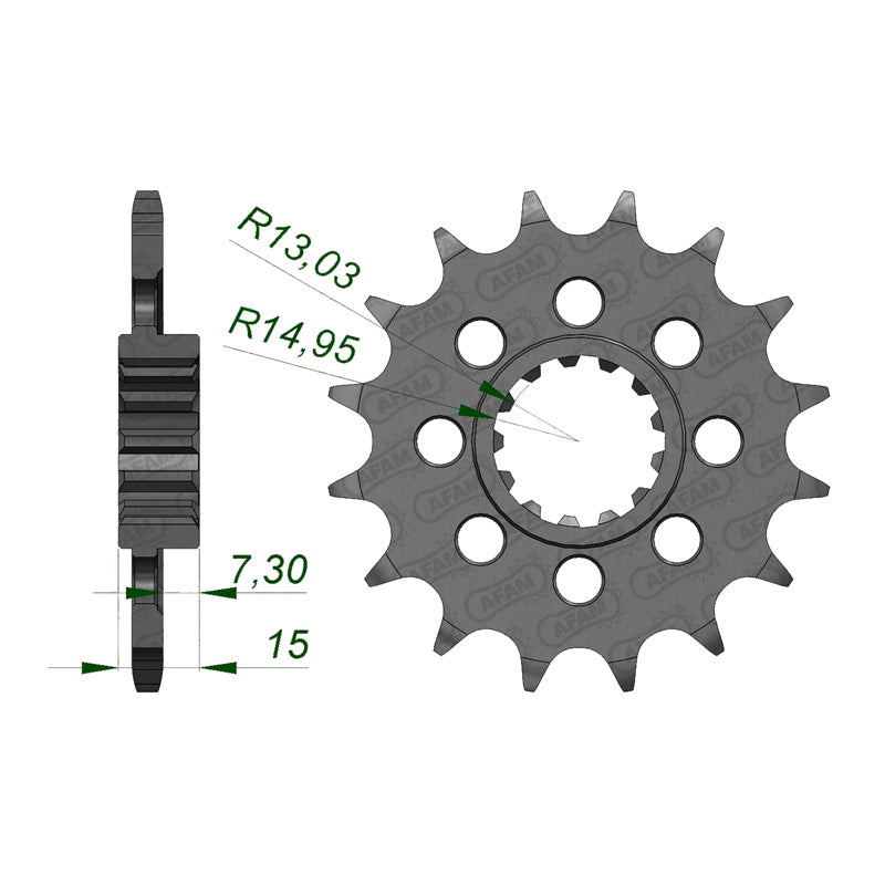 AFAM FR.SPR.BMW S1000RR 09-10 520-15 166801-15