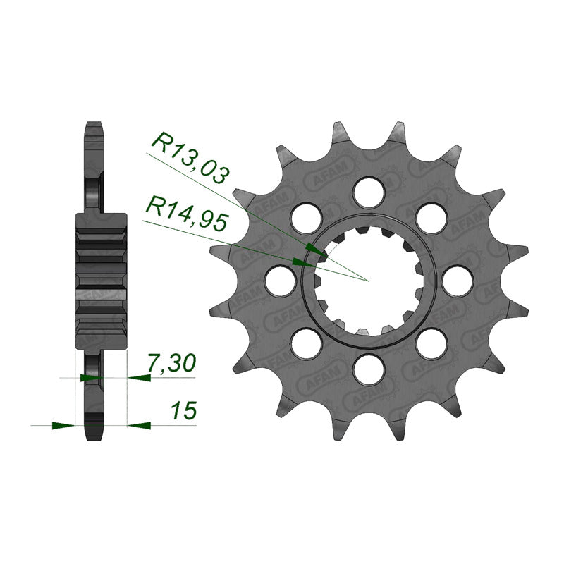 AFAM FR.SPR.BMW S1000RR 09-10 520-16 166801-16