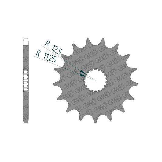 AFAM AFAM FR.17T TRIUMPH STREET TWIN/CUP/SCRAMB.17-18 88803-17