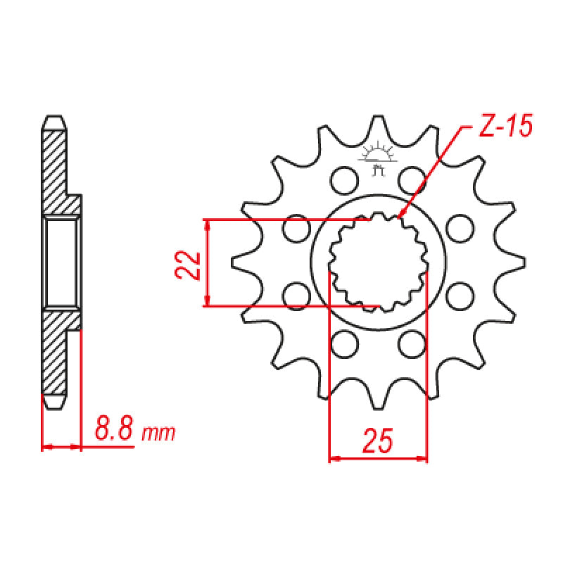 ITL FR.13T 520P KTM 50033029-013           (JTF-1901) 110180